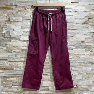 MAVEN scrub burgundy pants